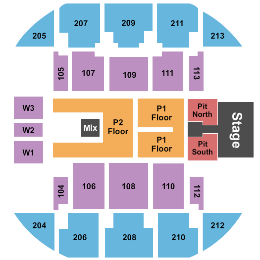 Brick Breeden Fieldhouse Cole Swindell Seating Chart