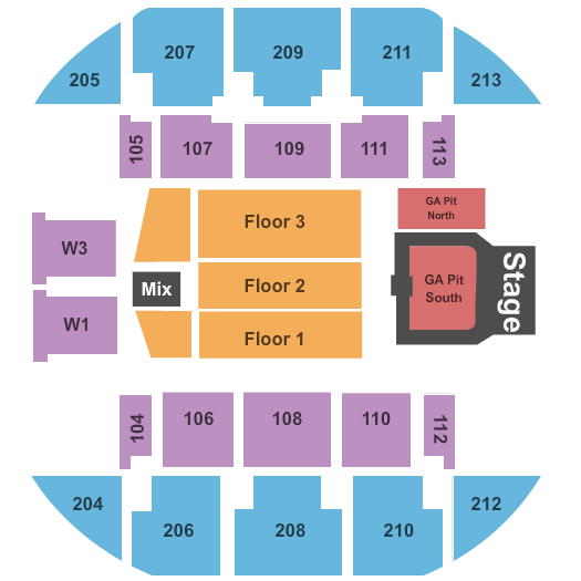 Brick Breeden Fieldhouse Eric Church Seating Chart