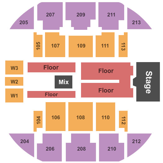 Brick Breeden Fieldhouse Kiss Seating Chart