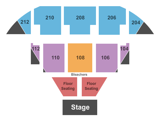 Brick Breeden Fieldhouse Theater at the Brick Seating Chart