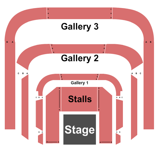 Bridge Theatre - London Thurst Seating Chart