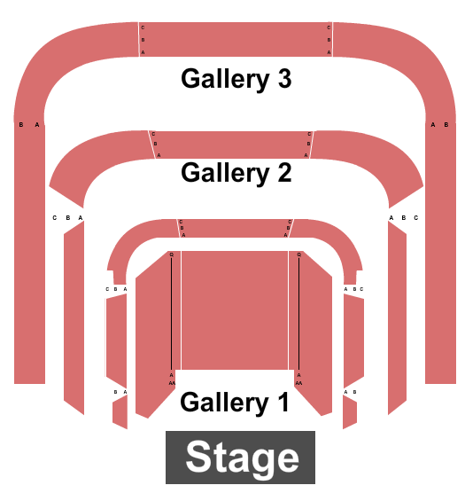 Bridge Theatre - London End Stage Seating Chart