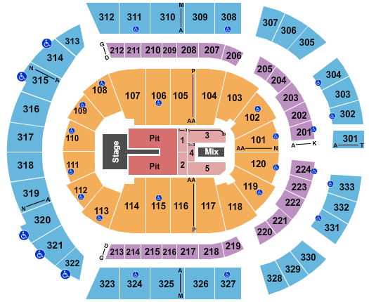 Bridgestone Arena Billie Eilish Seating Chart