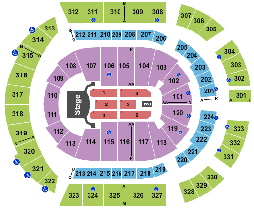 Bridgestone Arena Celine Dion Seating Chart
