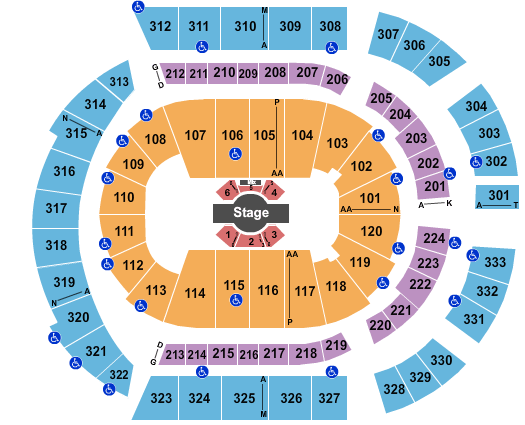 Bridgestone Arena Cirque Corteo Seating Chart