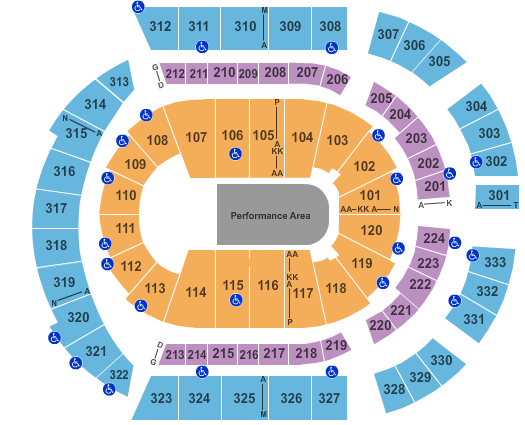Bridgestone Arena Cirque Toruk Seating Chart