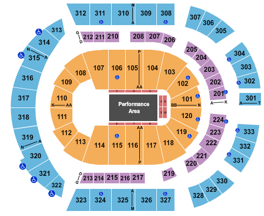 Bridgestone Arena Cirque du Soleil - Axel Seating Chart