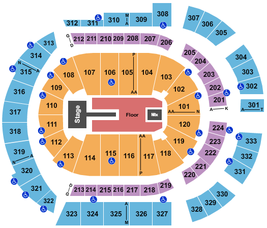 Bridgestone Arena Future Seating Chart