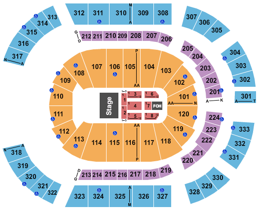 Bridgestone Arena Jeff Dunham Seating Chart