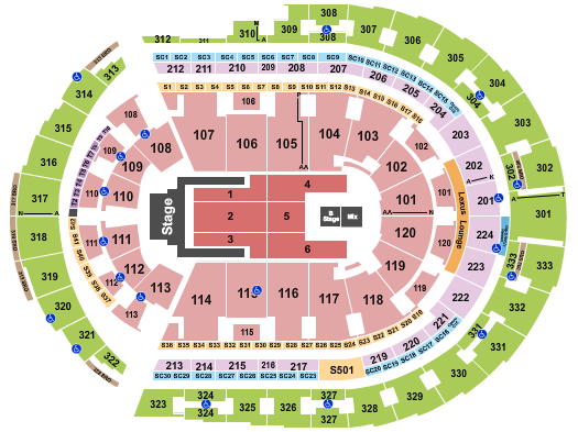 Bridgestone Arena Jelly Roll Seating Chart