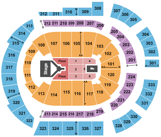 Bridgestone Arena MoneyBagg Yo Seating Chart