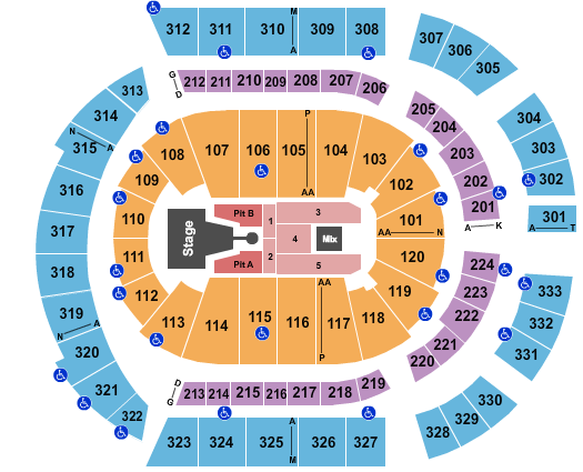 Bridgestone Arena Morgan Wallen Seating Chart