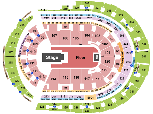 Bridgestone Arena Playboi Carti Seating Chart