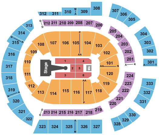 Bridgestone Arena Romeo Santos Seating Chart