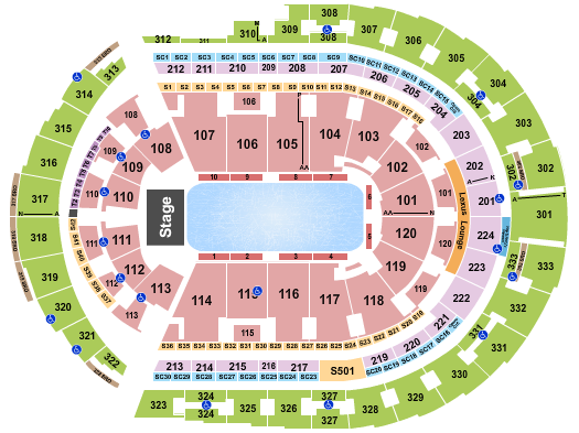 Bridgestone Arena Scotty Hamilton & Friends Seating Chart