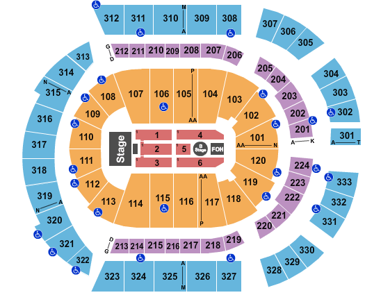 Bridgestone Arena Shawn Mendes Seating Chart