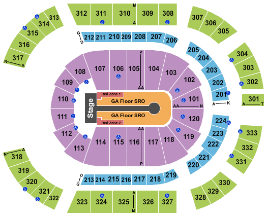 Bridgestone Arena U2 Seating Chart