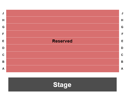 Briggs Theatre End Stage Seating Chart