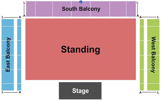 Brighton Centre GA Floor Seating Chart