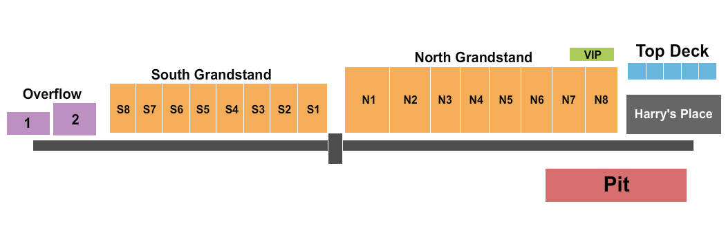 Brighton Speedway Park Racing Seating Chart