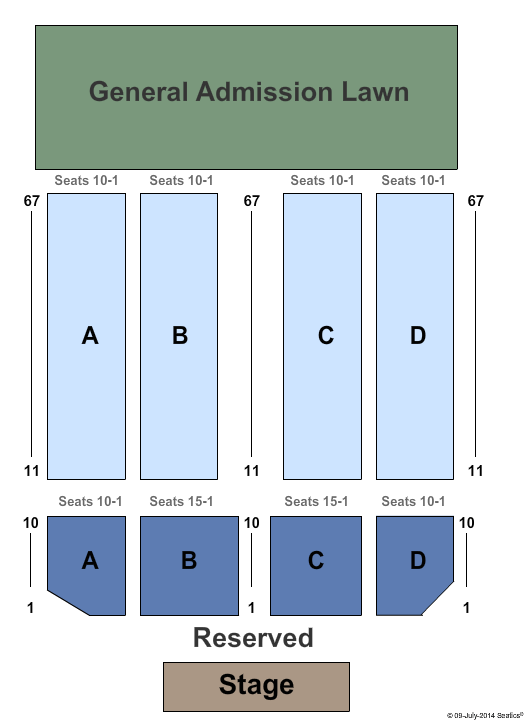 Britt Festival Pavilion & Gardens Rodney Carrington Seating Chart