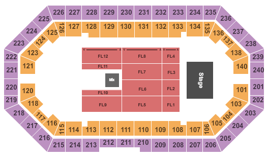 Broadbent Arena Erykah Badu Seating Chart