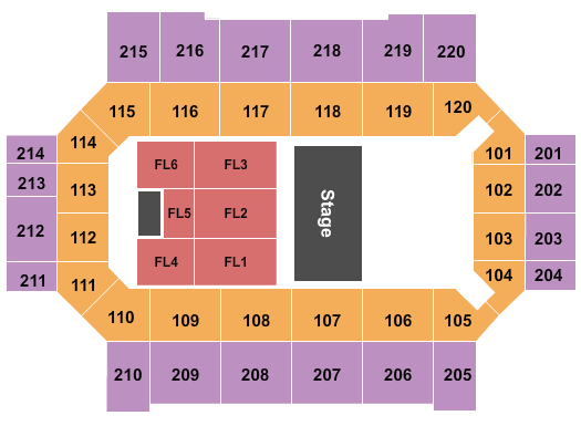 Broadmoor World Arena Brett Eldredge Seating Chart