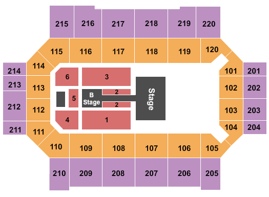 Broadmoor World Arena Casting Crowns Seating Chart