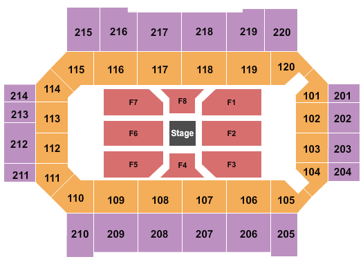 Broadmoor World Arena Center Stage Seating Chart