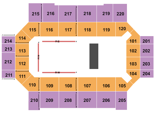 Broadmoor World Arena Cirque du Soleil - Crystal Seating Chart