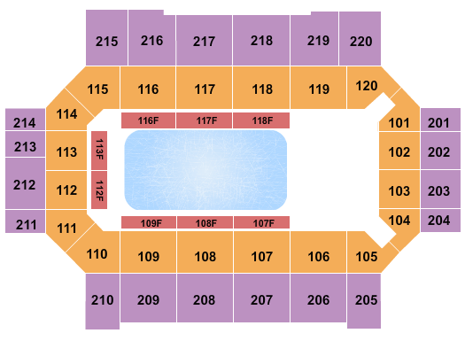 World Arena Hockey Seating Chart