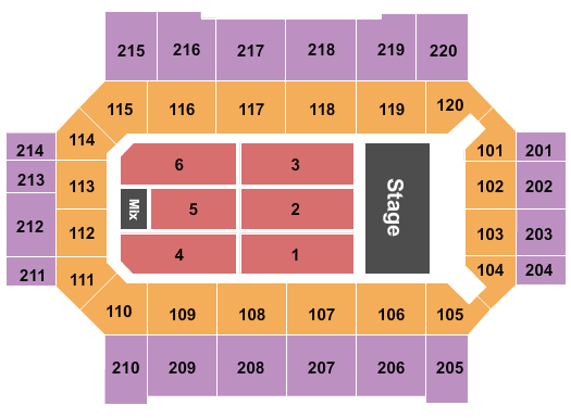 Broadmoor World Arena Seating Chart