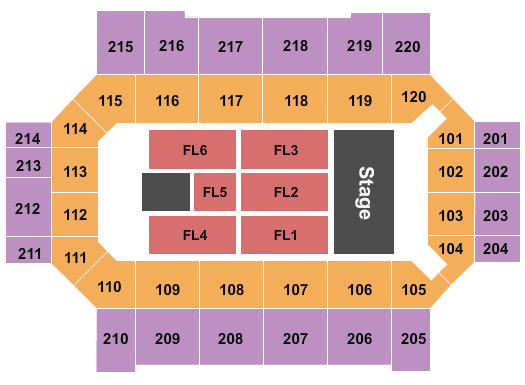 Broadmoor World Arena Judas Priest Seating Chart