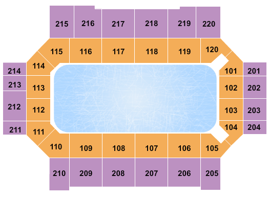 Broadmoor World Arena Skating Seating Chart