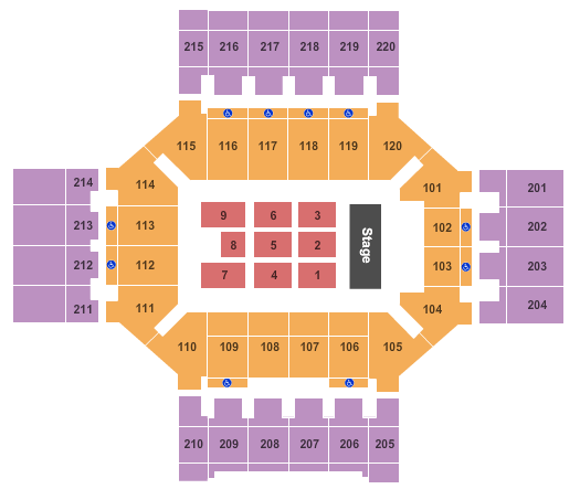 Broadmoor World Arena Theresa Caputo Seating Chart