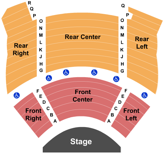 Broadway Playhouse at Water Tower Place End Stage Seating Chart