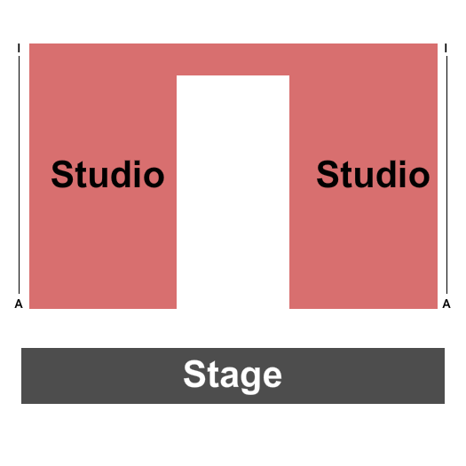 Cabot Theatre at Broadway Theatre Center Studio Seating Chart