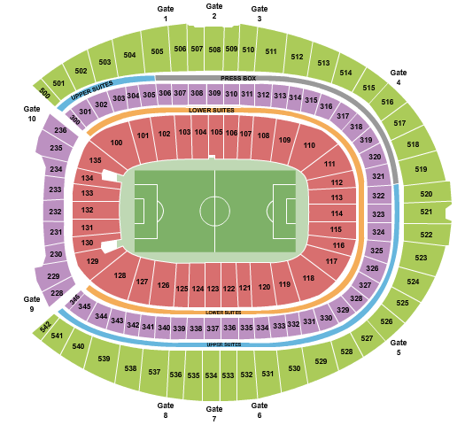 Empower Field At Mile High Soccer 2 Seating Chart