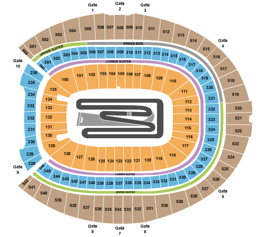 Empower Field At Mile High Supercross Seating Chart