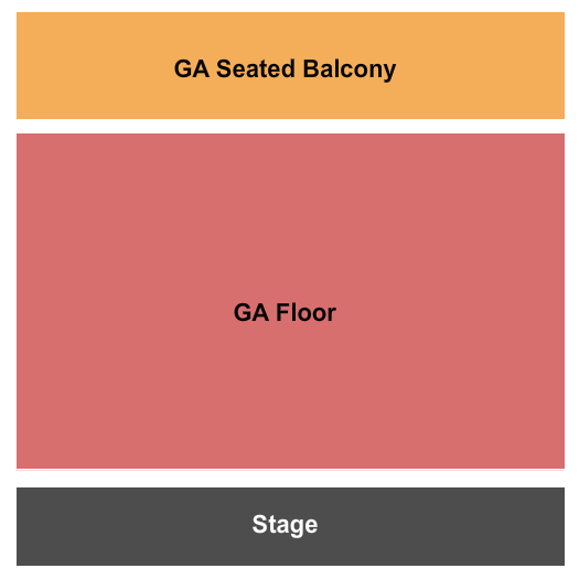 Bronson Centre (DO NOT USE) Seating Chart