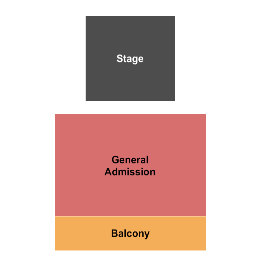 Brooklyn Arts Center GA Floor/GA Balcony Seating Chart