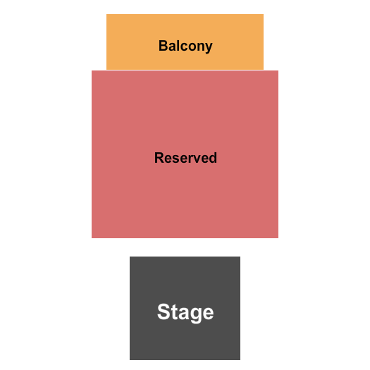 Brooklyn Arts Center Reserved/Balcony Seating Chart