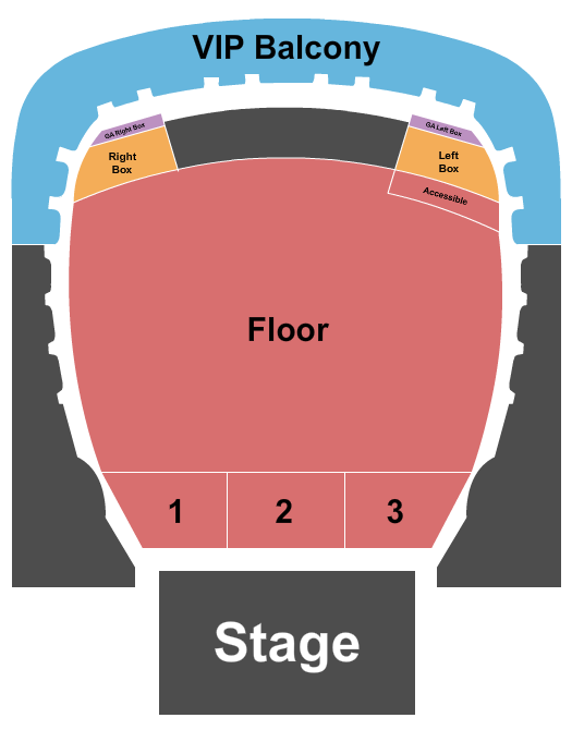 Brooklyn Paramount Endstage RSV/Floor Seating Chart
