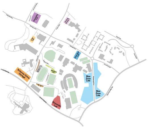 Brooks Field At Wallace Wade Stadium Parking Lots Parking Seating Chart