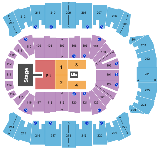 Brookshire Grocery Arena Parker McCollum Seating Chart