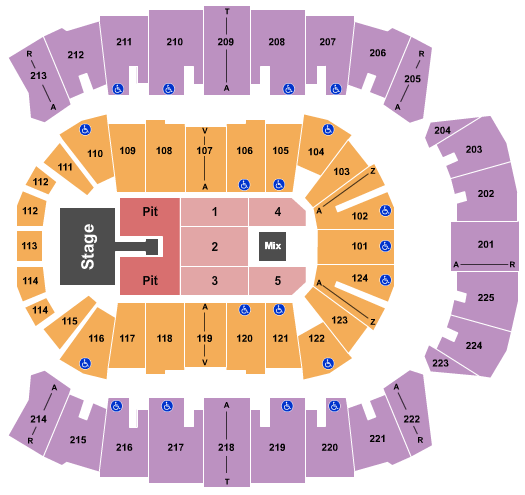 Brookshire Grocery Arena Seating Chart