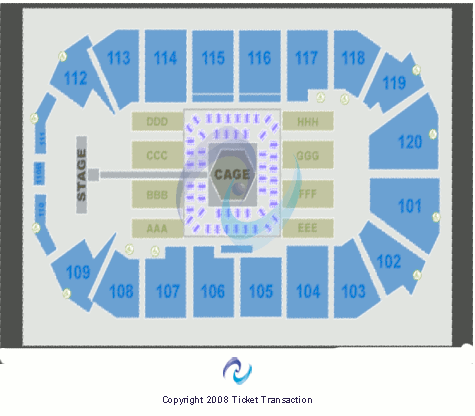 1stBank Center Ring of Fire Seating Chart