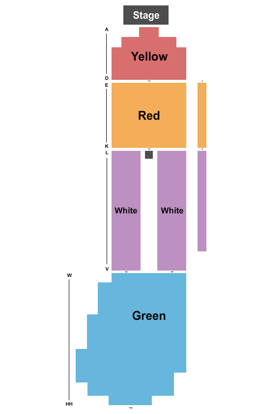 Brown's Island End Stage Seating Chart