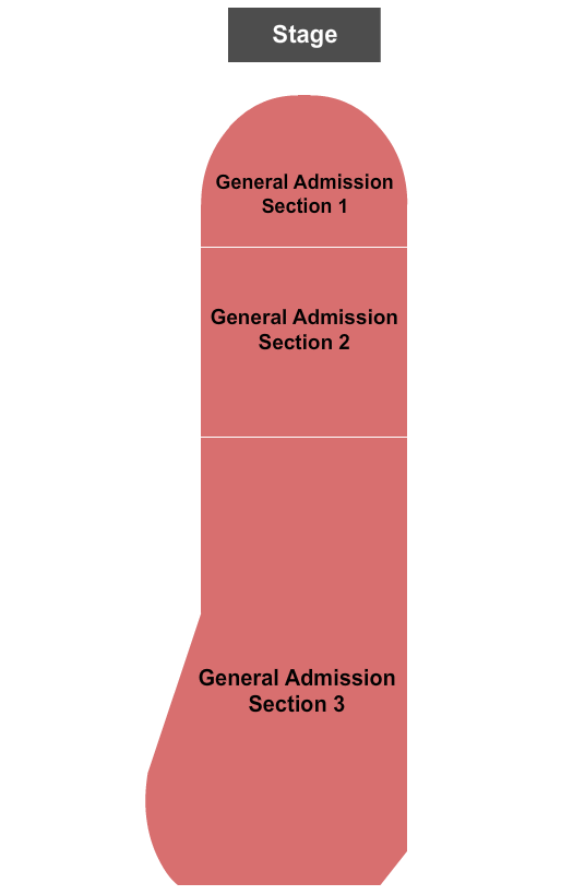 Brown's Island General Admission 3 Seating Chart