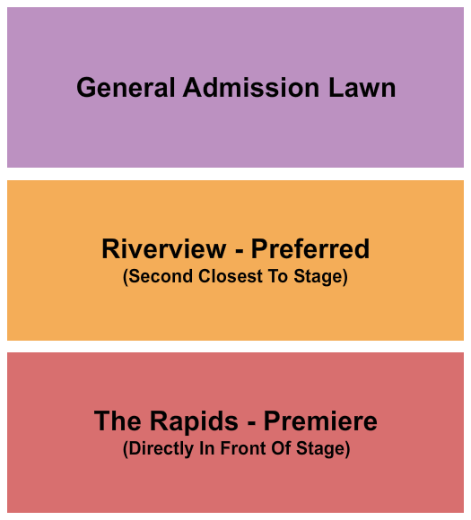 Brown's Island GA/Rapids/Riverview Seating Chart